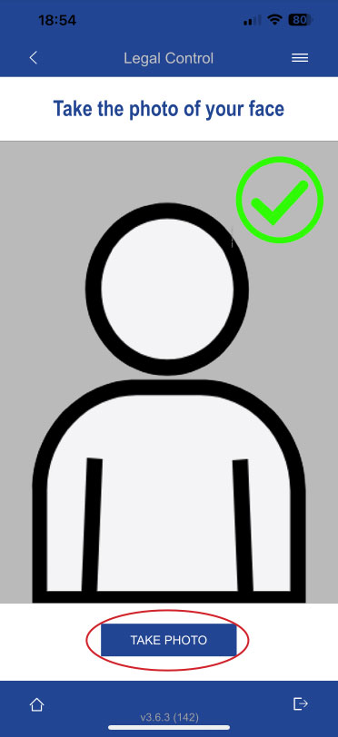 We need a photo of your face to confirm your identity