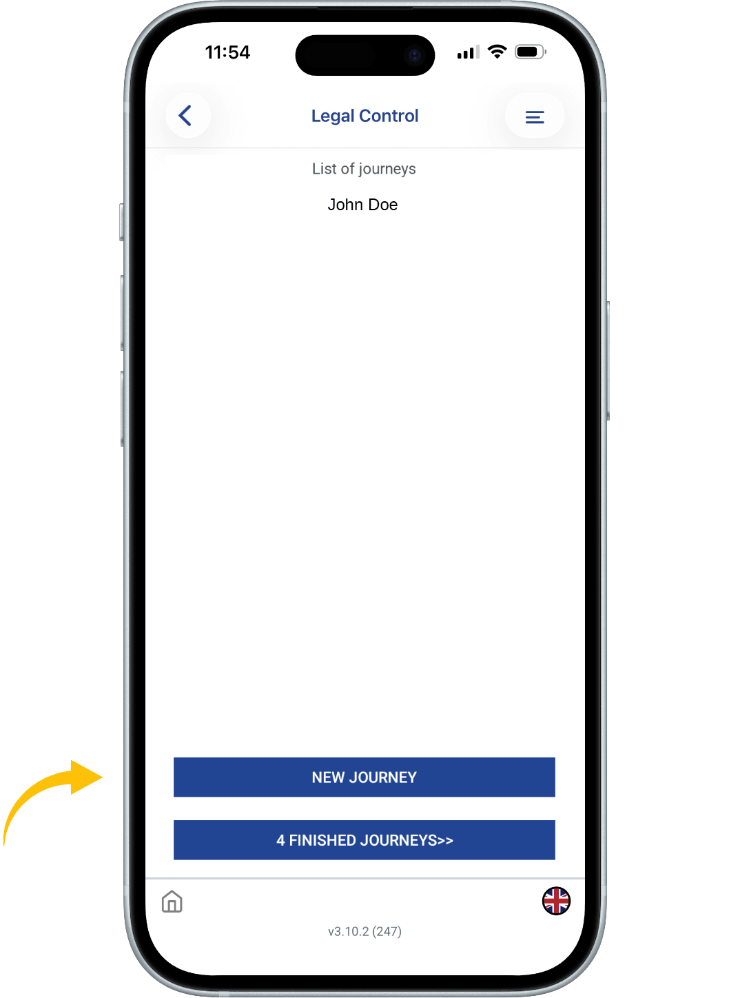 When you have completed the training questions, you will see this screen.