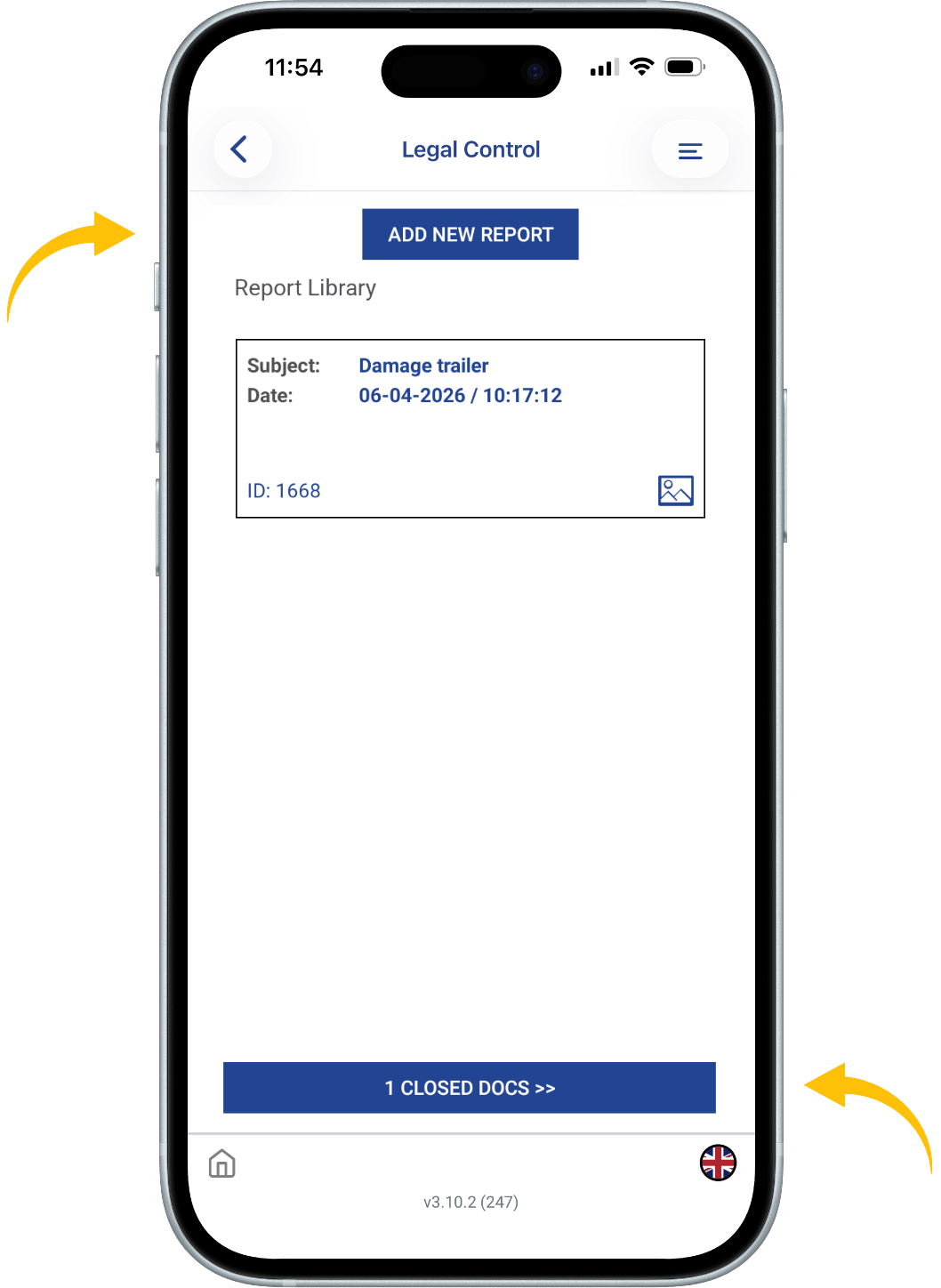 Here there is an overview of all open reports.
