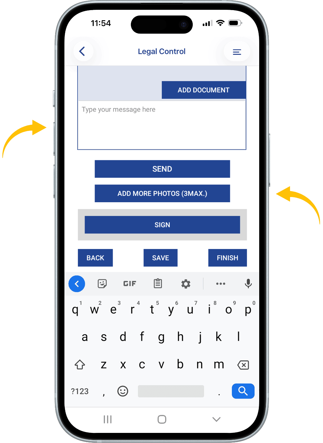 Om foto’s toe te voegen, drukt u op de knop VOEG MEER FOTO’S TOE.