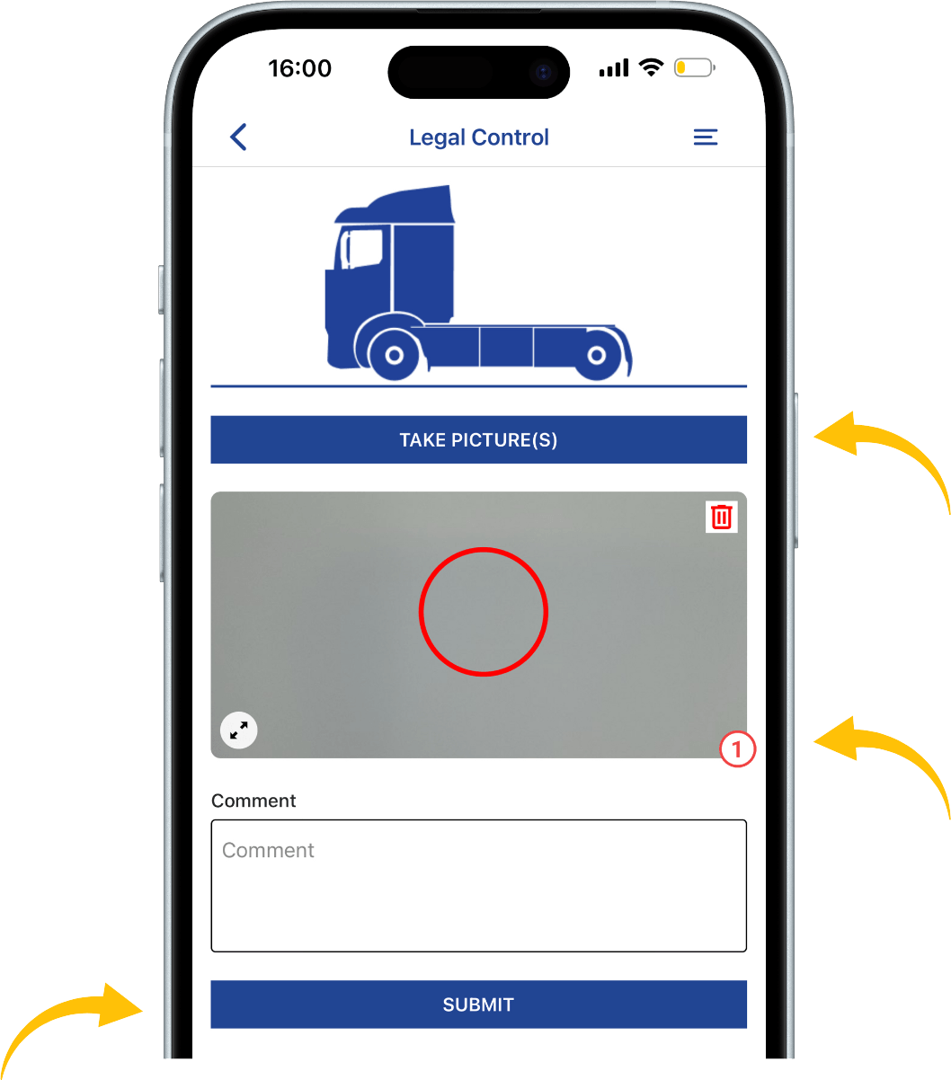 This screen shows an overview of one side of the setup.