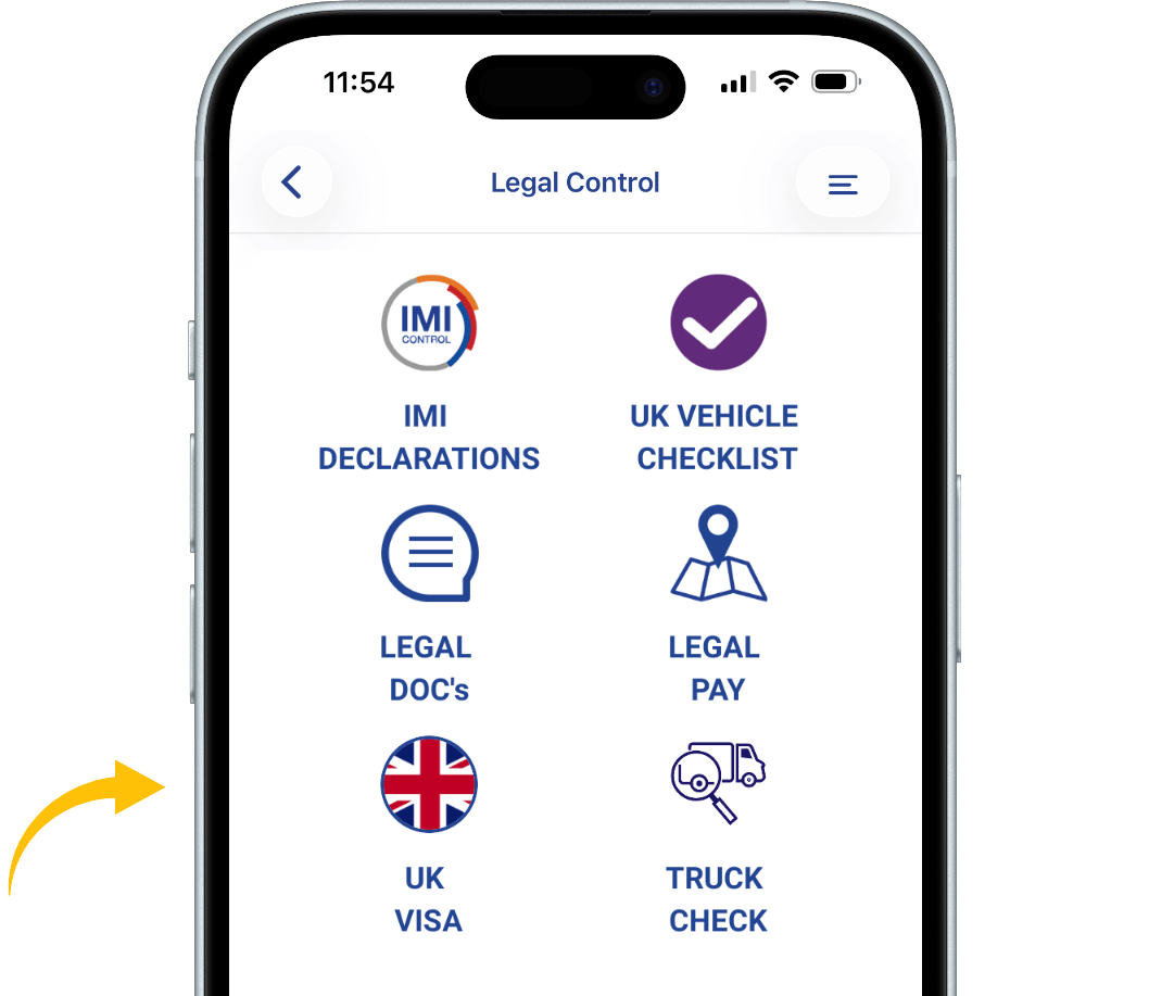 In Legal Control, choose UK VISA